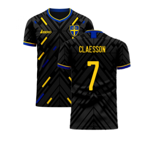 Sweden 2024-2025 Away Concept Football Kit (Libero) (CLAESSON 7)