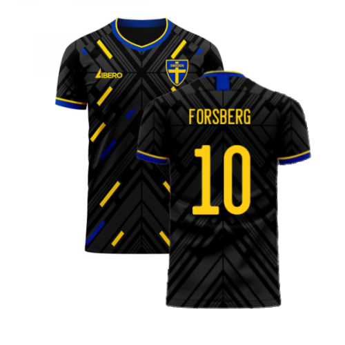 Sweden 2024-2025 Away Concept Football Kit (Libero) (FORSBERG 10)