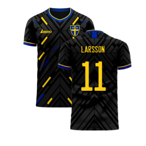 Sweden 2024-2025 Away Concept Football Kit (Libero) (LARSSON 11)