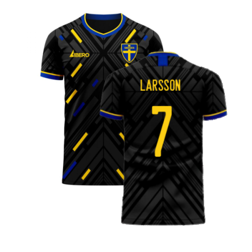 Sweden 2024-2025 Away Concept Football Kit (Libero) (LARSSON 7)