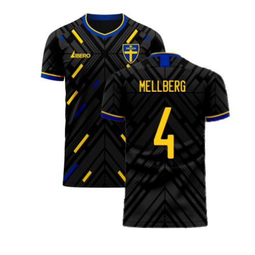 Sweden 2024-2025 Away Concept Football Kit (Libero) (MELLBERG 4)