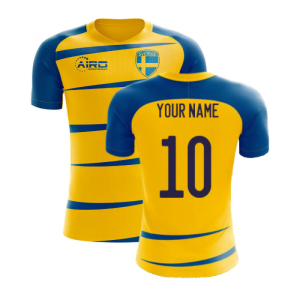 Sweden 2024-2025 Home Concept Football Kit (Airo)