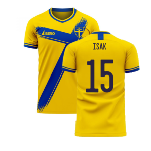 Sweden 2024-2025 Home Concept Football Kit (Libero) (ISAK 15)