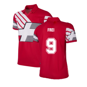 Switzerland 1990-92 Retro Football Shirt (Frei 9)