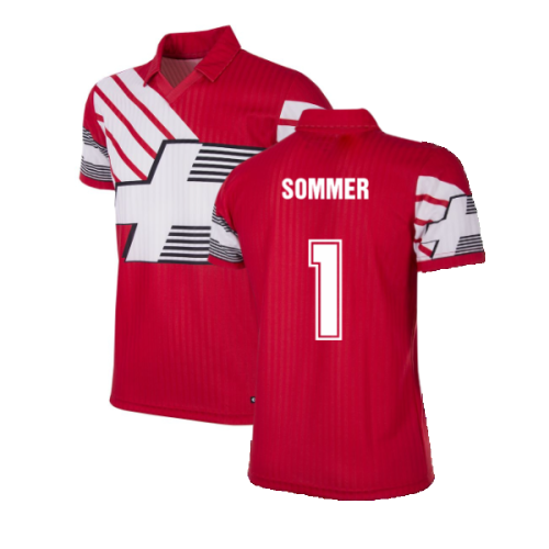 Switzerland 1990-92 Retro Football Shirt (Sommer 1)