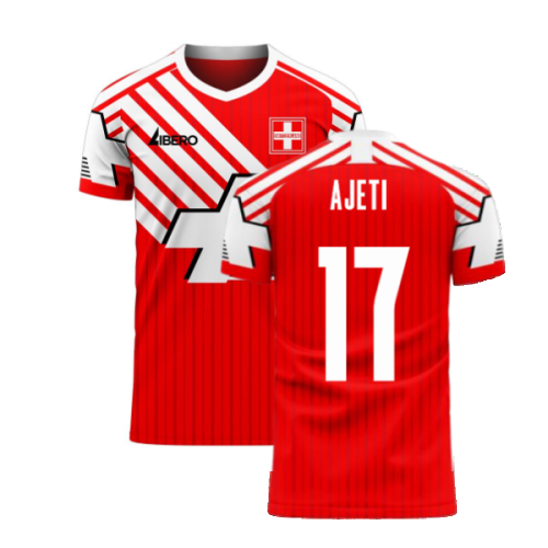 Switzerland 2024-2025 Retro Concept Football Kit (Libero) (AJETI 17)