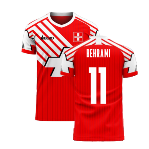 Switzerland 2024-2025 Retro Concept Football Kit (Libero) (BEHRAMI 11)