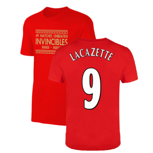 The Invincibles 49 Unbeaten T-Shirt (Red) (LACAZETTE 9)