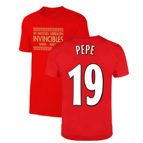 The Invincibles 49 Unbeaten T-Shirt (Red) (PEPE 19)