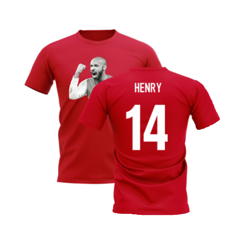 Thierry Henry Legend T-Shirt (Red) (Henry 14)