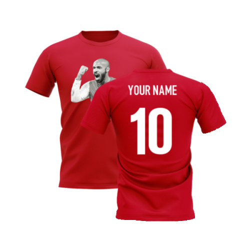 Thierry Henry Legend T-Shirt (Red) (Your Name)