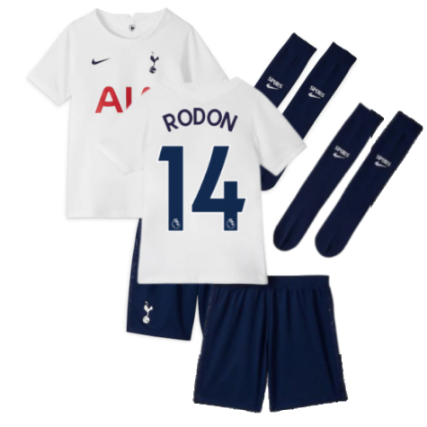 Tottenham 2021-2022 Little Boys Home Mini Kit (RODON 14)