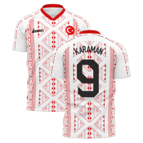 Turkey 2024-2025 Away Concept Football Kit (Libero) (KARAMAN 9)