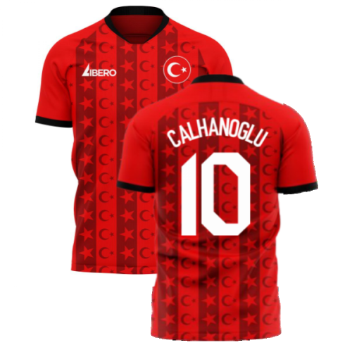 Turkey 2024-2025 Home Concept Football Kit (Libero) (CALHANOGLU 10)