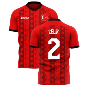 Turkey 2024-2025 Home Concept Football Kit (Libero) (CELIK 2)