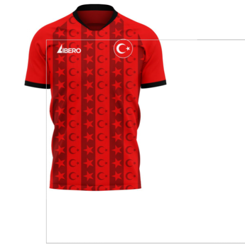 Turkey 2024-2025 Home Concept Football Kit (Libero) (HAKAN SUKUR 9)