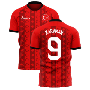 Turkey 2024-2025 Home Concept Football Kit (Libero) (KARAMAN 9)