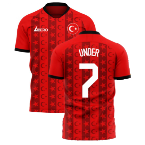 Turkey 2024-2025 Home Concept Football Kit (Libero) (UNDER 7)