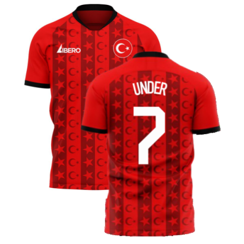 Turkey 2024-2025 Home Concept Football Kit (Libero) (UNDER 7)