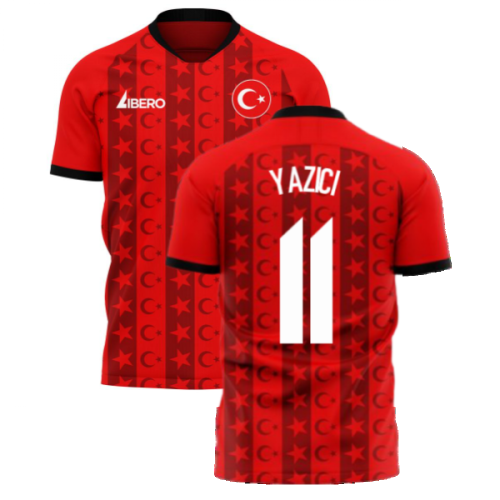 Turkey 2024-2025 Home Concept Football Kit (Libero) (YAZICI 11)