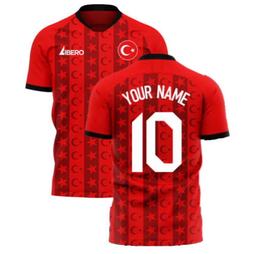 Turkey 2024-2025 Home Concept Football Kit (Libero) (Your Name)