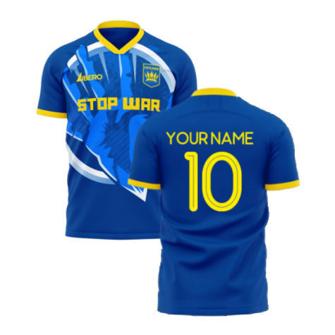 Ukraine Stop War Graphic Concept Kit (Libero) - Blue (Your Name)