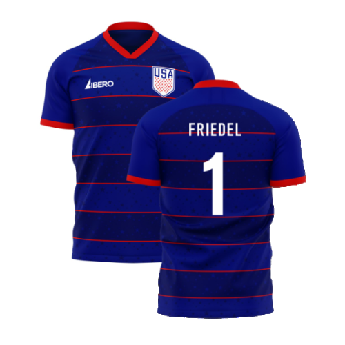 United States 2024-2025 Away Concept Football Kit (Libero) (FRIEDEL 1)