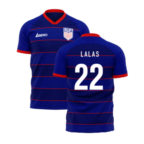 United States 2024-2025 Away Concept Football Kit (Libero) (LALAS 22)