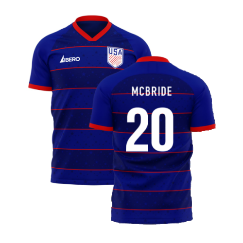 United States 2024-2025 Away Concept Football Kit (Libero) (MCBRIDE 20)