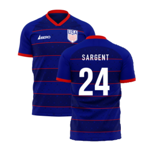 United States 2025-2026 Away Concept Football Kit (Libero) (SARGENT 24)