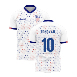 United States 2024-2025 Home Concept Football Kit (Libero) (DONOVAN 10)