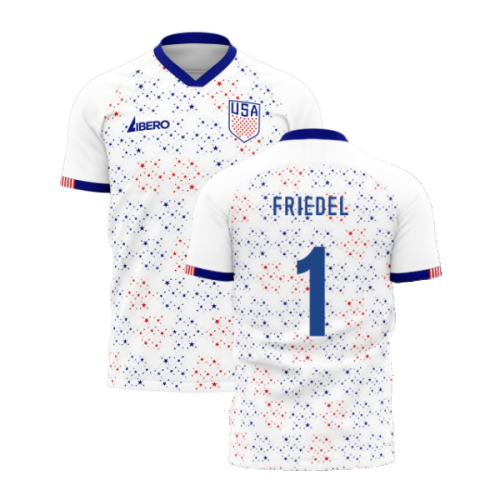 United States 2024-2025 Home Concept Football Kit (Libero) (FRIEDEL 1)