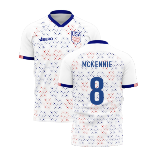 United States 2024-2025 Home Concept Football Kit (Libero) (MCKENNIE 8)