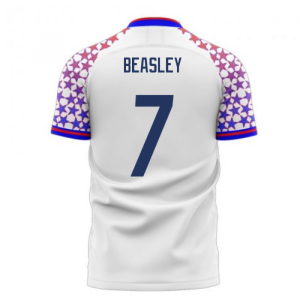 USA 2024-2025 Home Concept Football Kit (Libero) (BEASLEY 7)