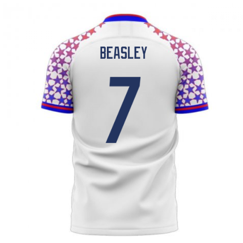 USA 2024-2025 Home Concept Football Kit (Libero) (BEASLEY 7)