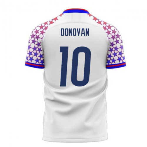 USA 2024-2025 Home Concept Football Kit (Libero) (DONOVAN 10)