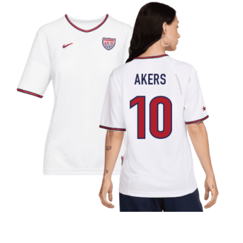 USWNT USA 1999 Reissue Home Shirt (Womens) (Akers 10)