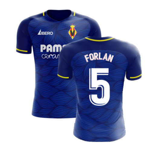 Villarreal 2024-2025 Away Concept Football Kit (Libero) (FORLAN 5)