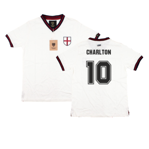 Vintage Football England Home Retro Shirt (Charlton 10)