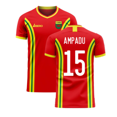 Wales 2024-2025 Home Concept Football Kit (Libero) (AMPADU 15)