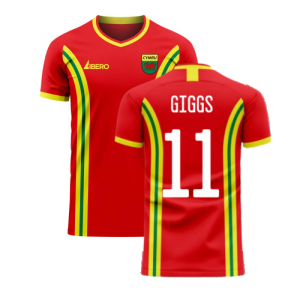 Wales 2024-2025 Home Concept Football Kit (Libero) (GIGGS 11)