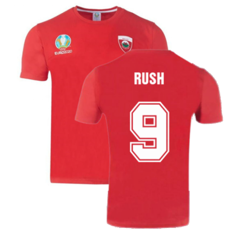 Wales 2021 Polyester T-Shirt (Red) (RUSH 9)