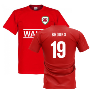 Wales Football Team T-Shirt - Red (BROOKS 19)