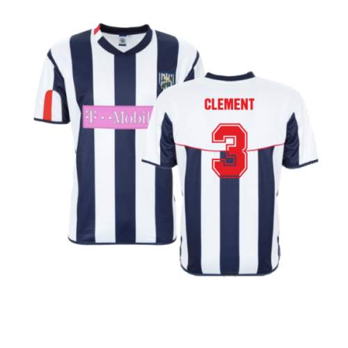 West Brom 2004 Retro Home Football Shirt (Clement 3)