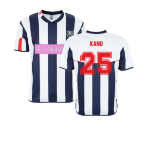 West Brom 2004 Retro Home Football Shirt (Kanu 25)