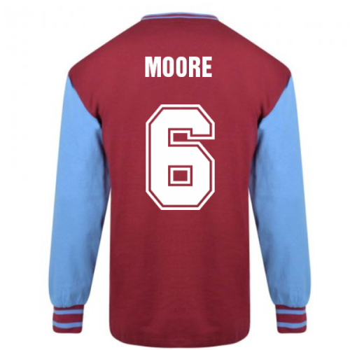 West Ham United 1964 FA Cup Final Retro Shirt (MOORE 6)