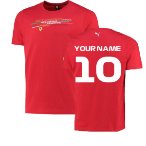 2022 Ferrari Fanwear Graphic Tee (Red)