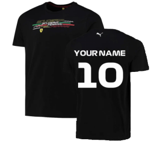 2022 Ferrari Fanwear Graphic Tee (Black)