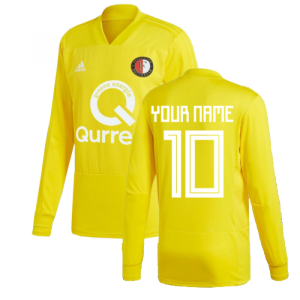 2017-2018 Feyenoord Long Sleeve Training Jersey (Yellow)