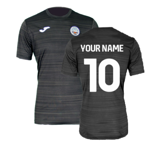 2022-2023 Swansea Training Shirt (Black) (Your Name)